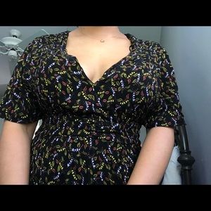 Free People Floral Romper Jumper Size 8